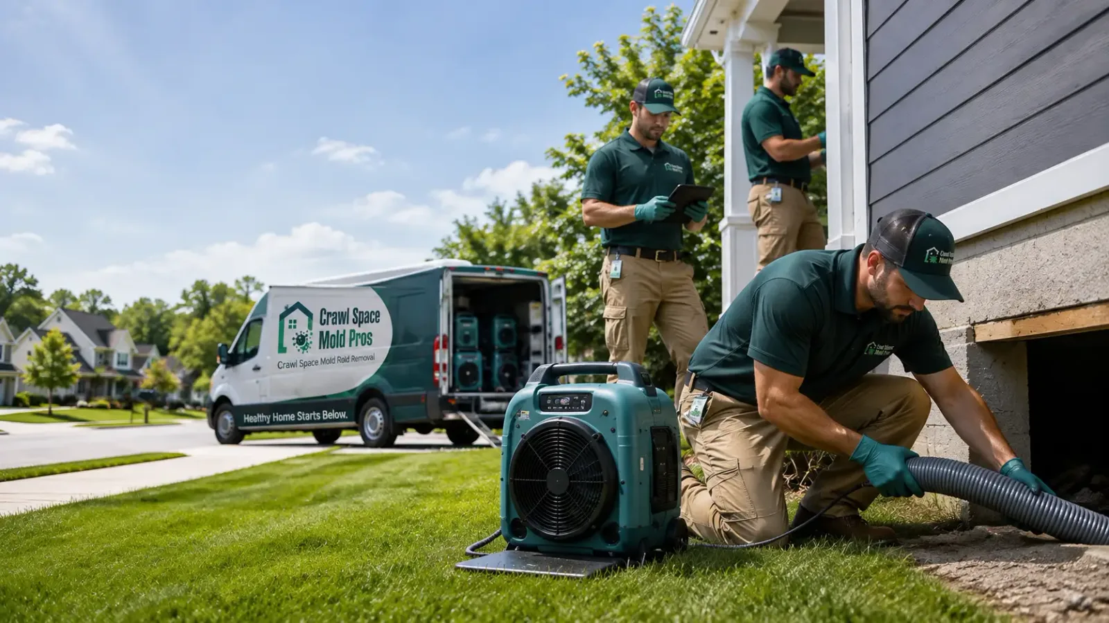 Crawl Space Mold Removal in Albertville, MN